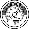 Pressure gauge MA-40-1,6-R1/8-MPA-E-RG 526779